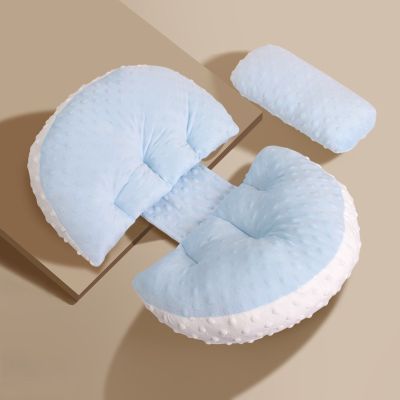 coussin grossesse bleu