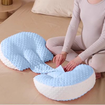 coussin grossesse vue sur le velcro