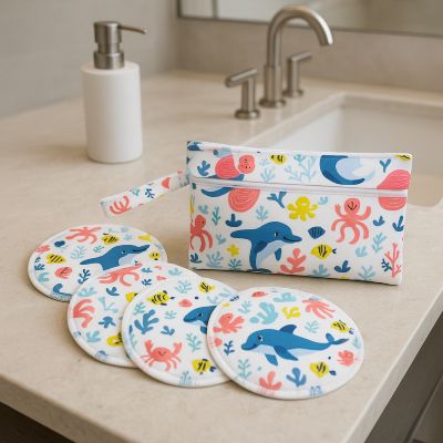 cousinet allaitement comptoir salle de bain