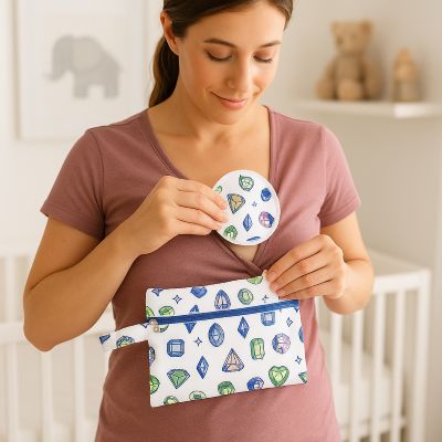 coussinets d'allaitement maman l'installe