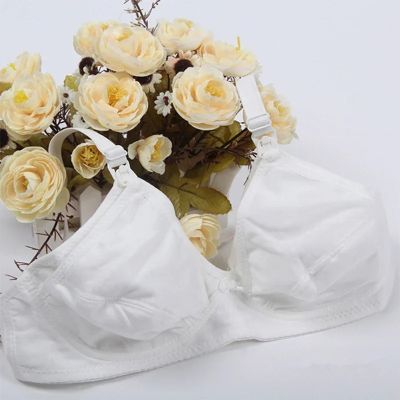 soutien gorge allaitement séréna blanc bouquet fleurs