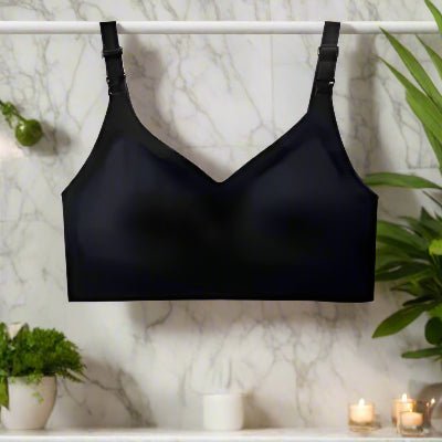 soutien gorge d allaitement étreinte noir
