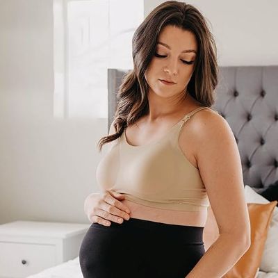 soutien-gorge d'allaitement maman ventre
