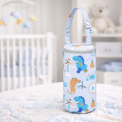 biberon sac isotherme gris dans chambre bébé