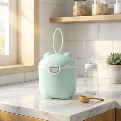 Boite doseuse de lait verte