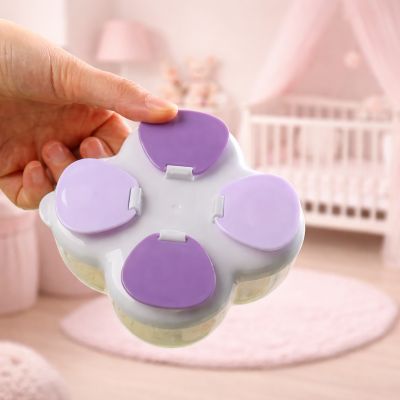 boite doseuse lait bébé lilas chambre bébé