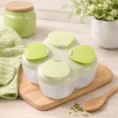 boite doseuse lait bébé verte