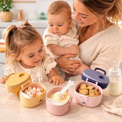 boite doseuse lait  bébé vue variantes utilisation