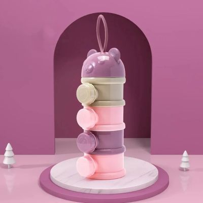 boîte doseuse lait rose