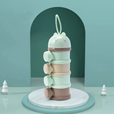 boîte doseuse lait verte