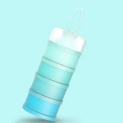 boîte doseuse lait bleu