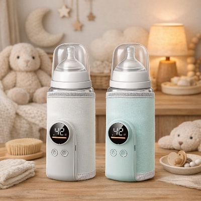 chauffe biberon deux couleurs