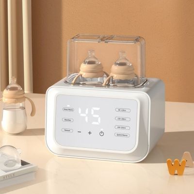chauffe biberon double sur table