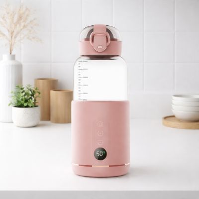 chauffe biberon rose