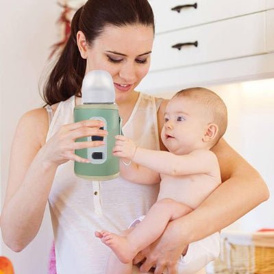 Chauffe biberon vert maman et bébé