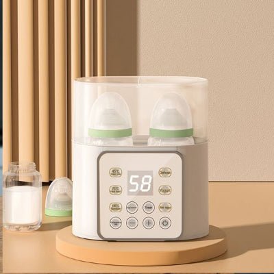 Chauffe biberon double sur table