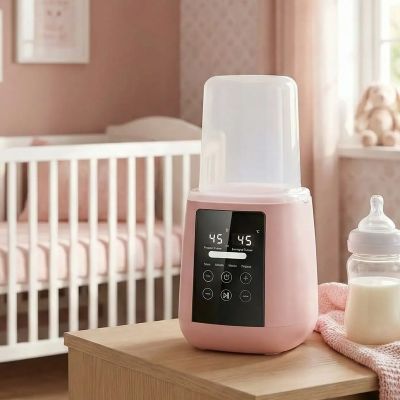 Chauffe biberon rose chambre bébé