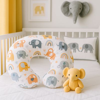 Coussin d allaitement éléphant chambre bébé