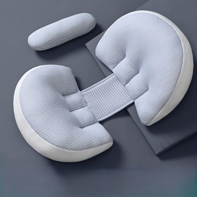 coussin de grossesse bleu
