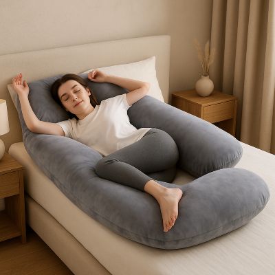coussin grossesse maman couchée 