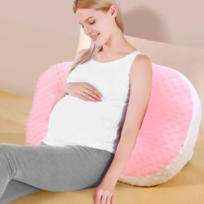 coussin grossesse rose maman assise coussin dans le dos