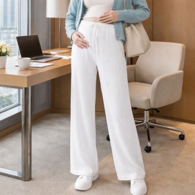 pantalon grossesse blanc maman bureau travail
