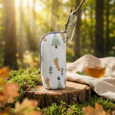 porte biberon sur bois exterieur