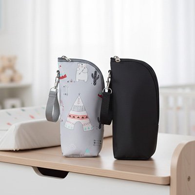 Porte biberon vue deux couleurs