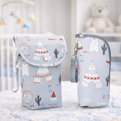 sac isotherme biberon duo gris