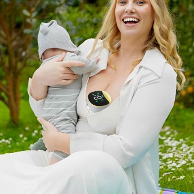 tire lait maman bébé extérieur