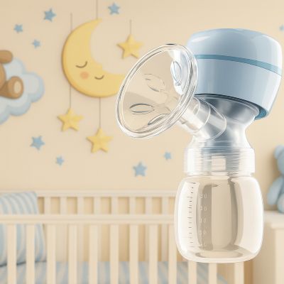 tire lait électrique bleu