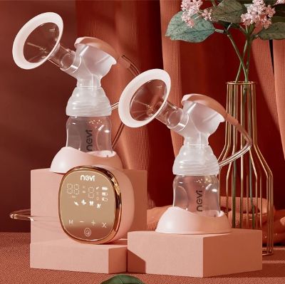 tire lait électrique double rose