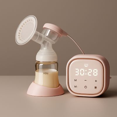 tire lait rose NidLait sur table